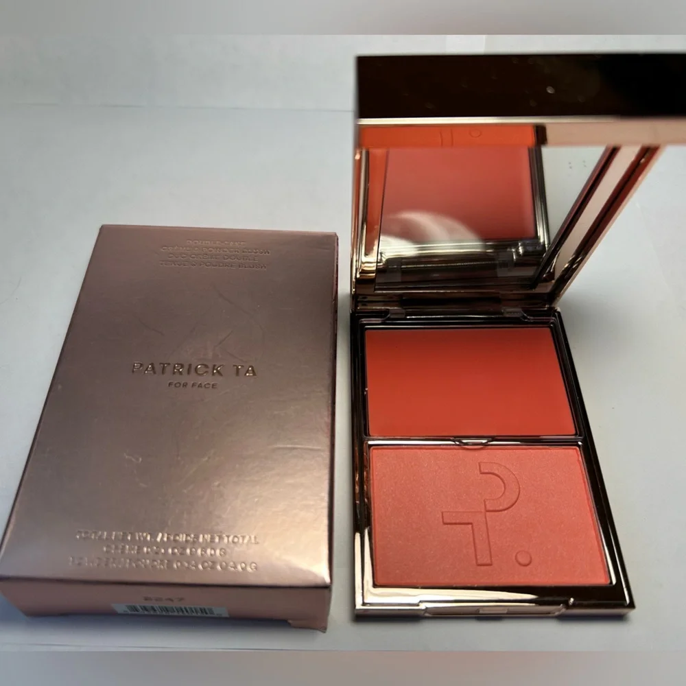 NWT🌷Patrick Ta Major Headlines Cream & Powder Blush Duo in “She’s The Moment”